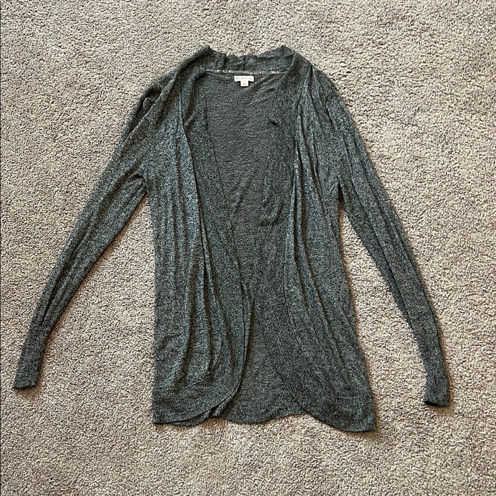 Merona Long Grey Cardigan - Size Large